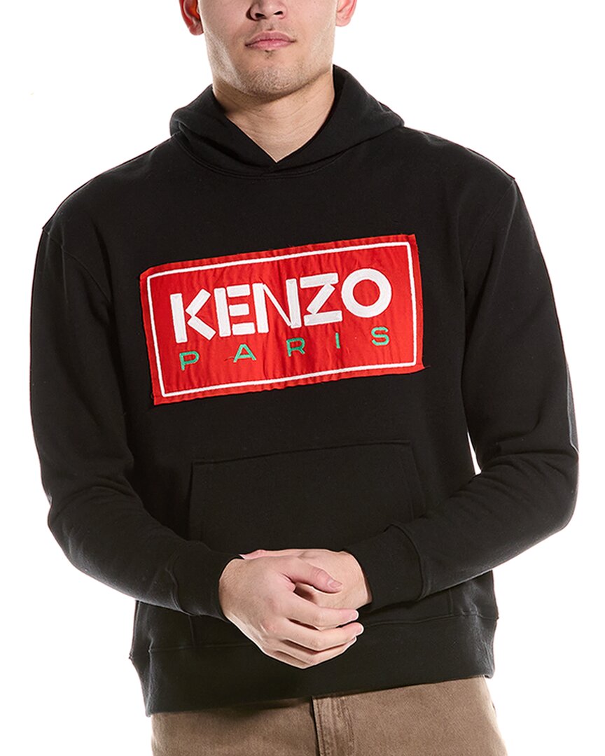 Pre-owned Kenzo Ricmatata Oversized Hoodie Men's In Black