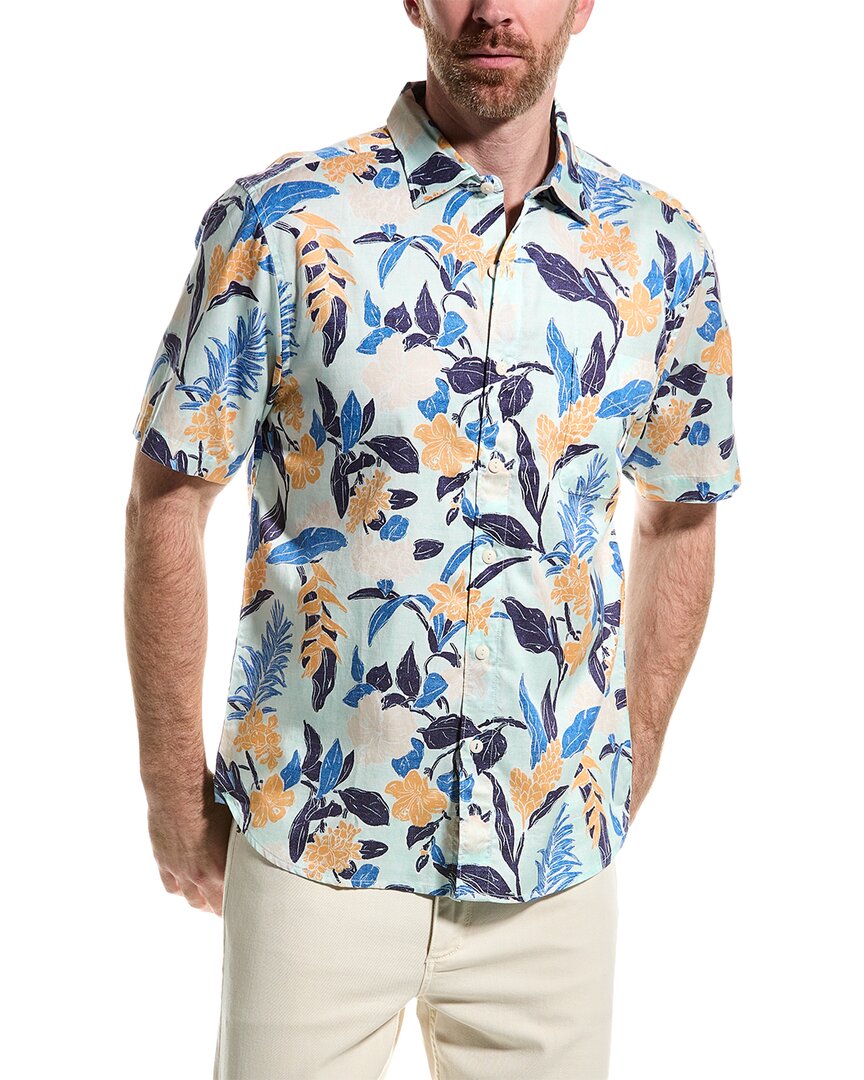 Tommy Bahama Tortola Aqua Isles Shirt In Blue