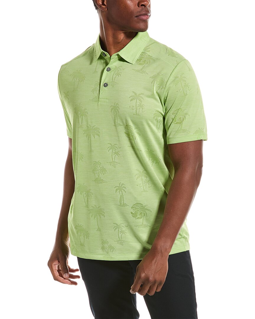 Shop Tommy Bahama Palm Coast Palmera Polo Shirt In Green