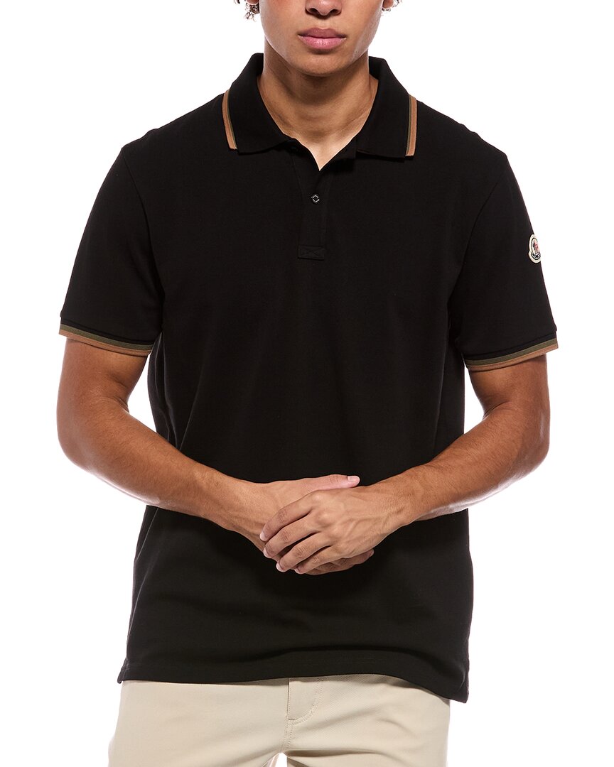 Moncler Black Polo Shirt