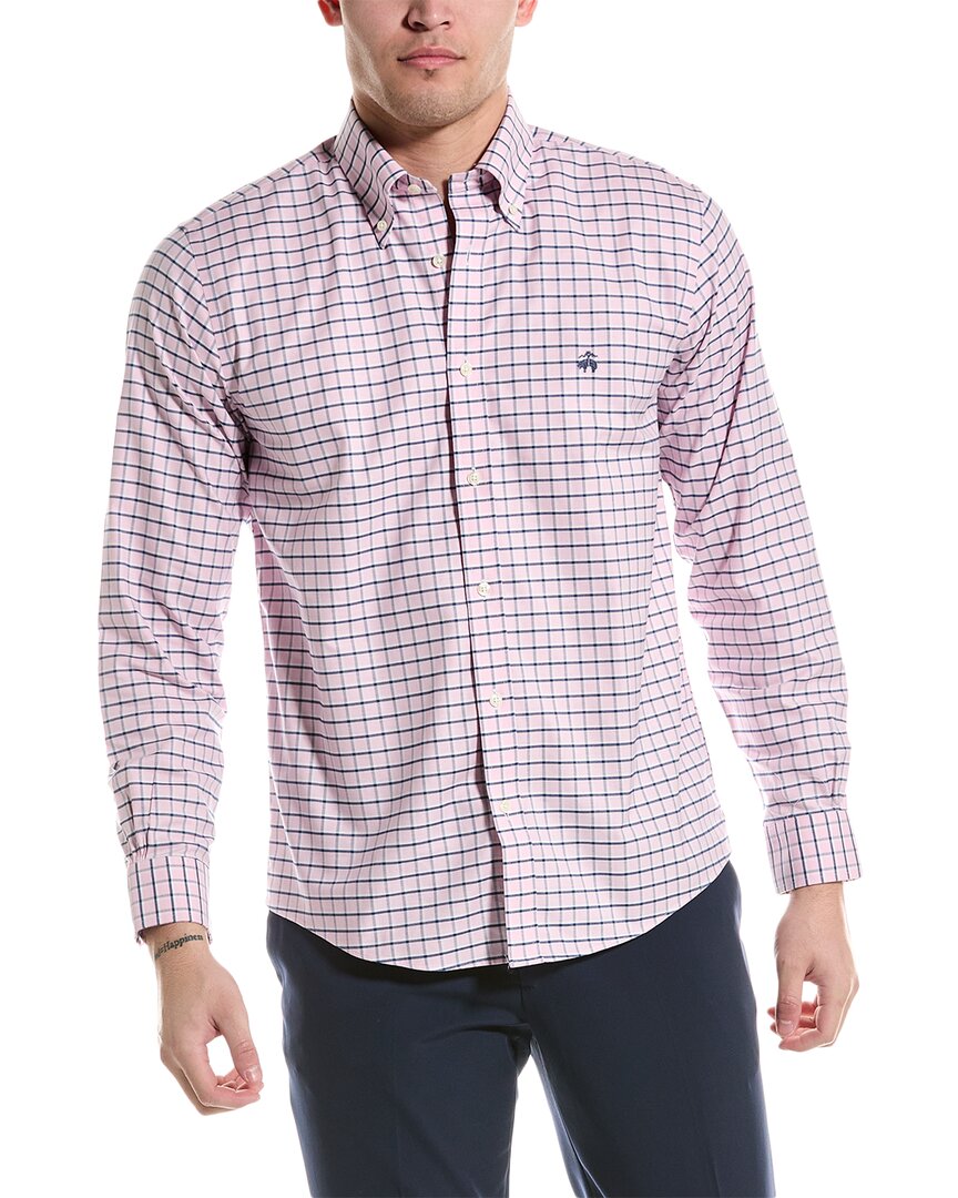BROOKS BROTHERS BROOKS BROTHERS SPRING CHECK REGULAR FIT WOVEN SHIRT