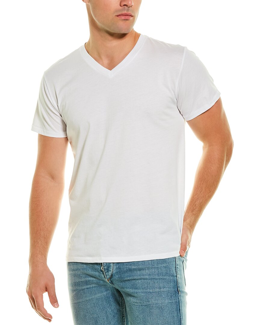 Rag Bone Principle V-neck T-shirt In White ModeSens
