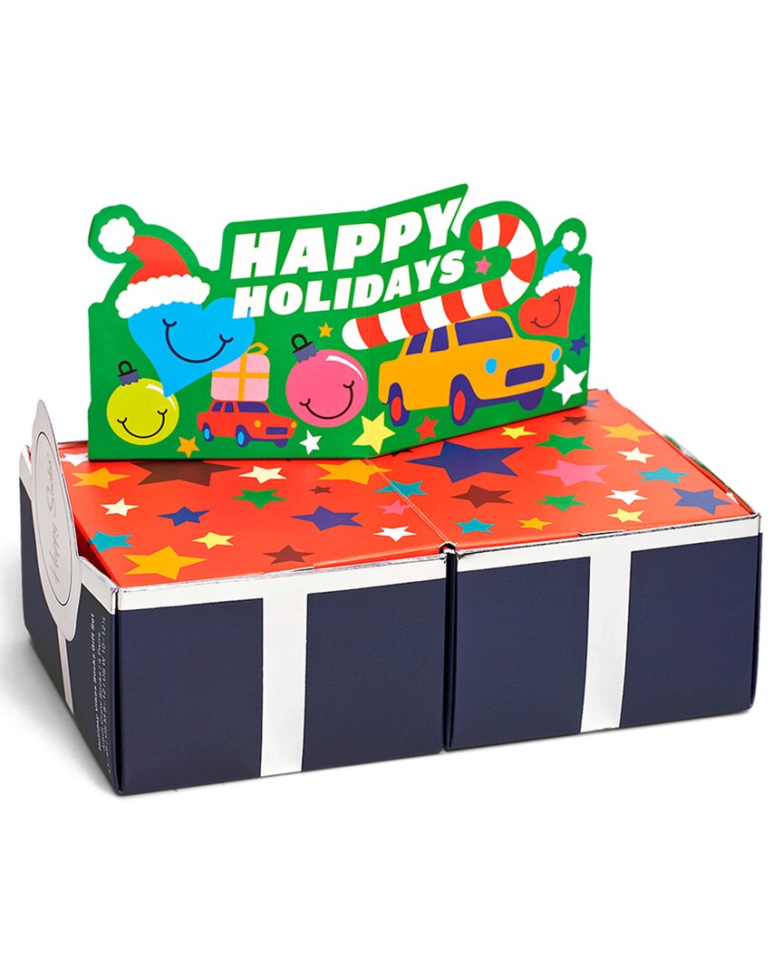 Happy Socks 4pk Holiday Vibes Gift Set
