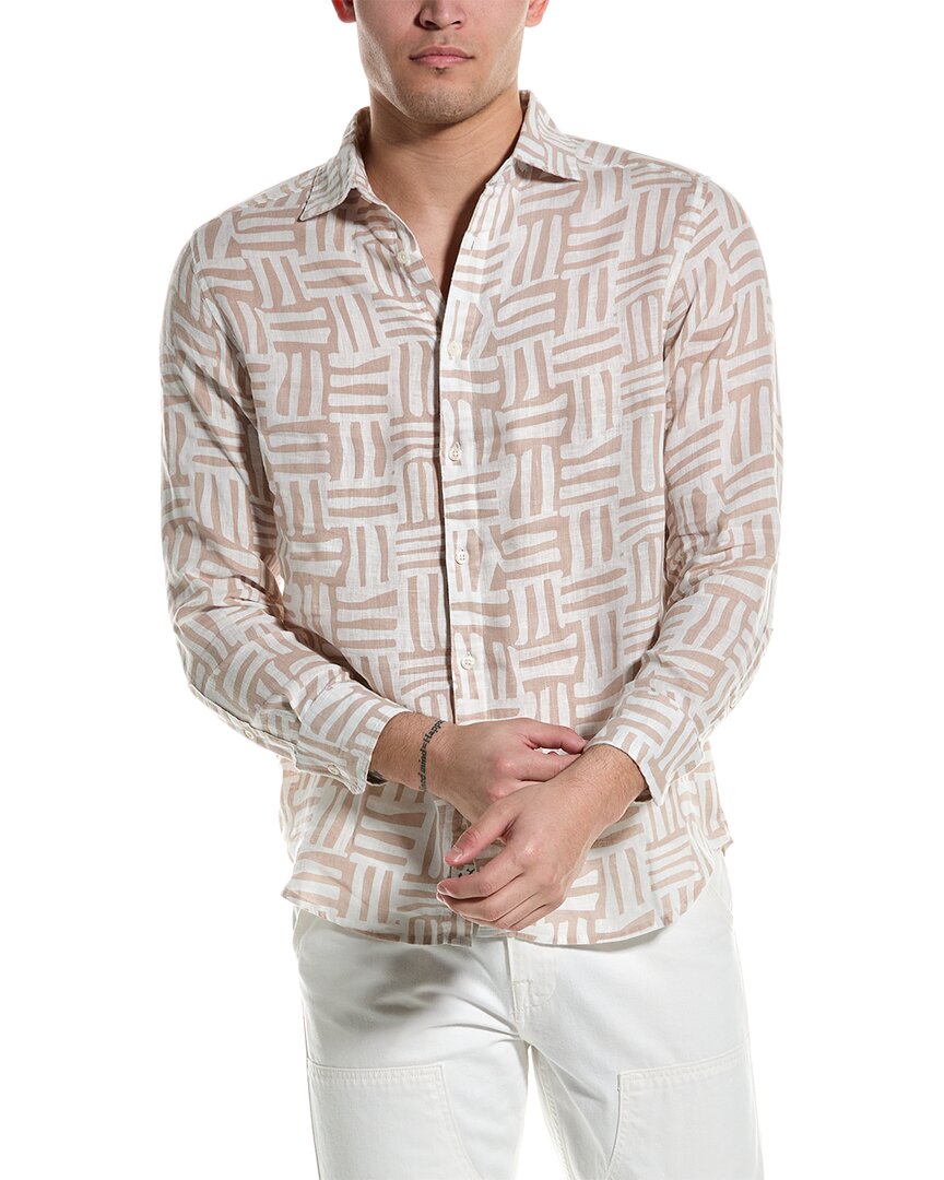 Hiho Jeremy Linen Shirt In Neutral