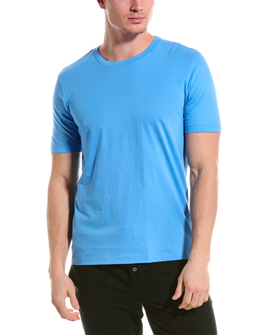 Shop Hanro Crewneck Shirt In Blue