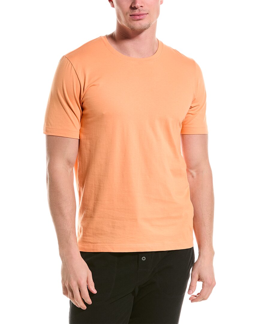 Shop Hanro Crewneck Shirt In Orange