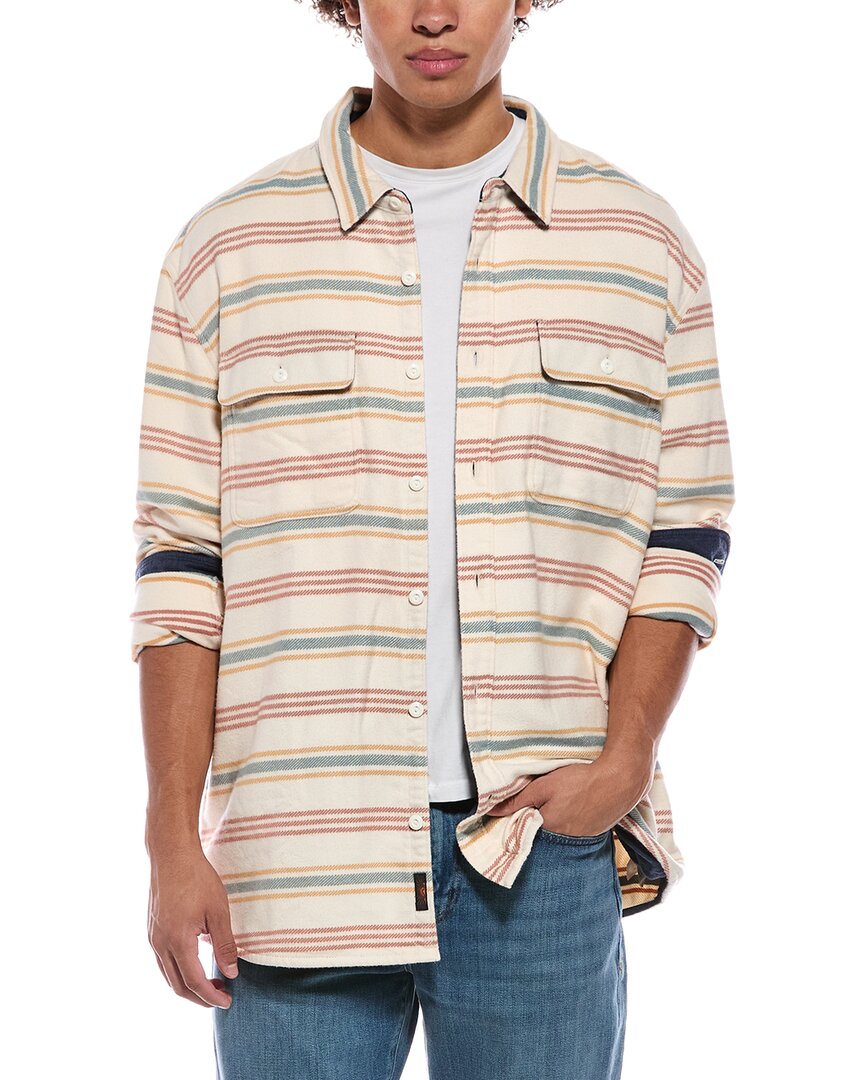 Faherty Wavebreaker Shirt Jacket In Multi