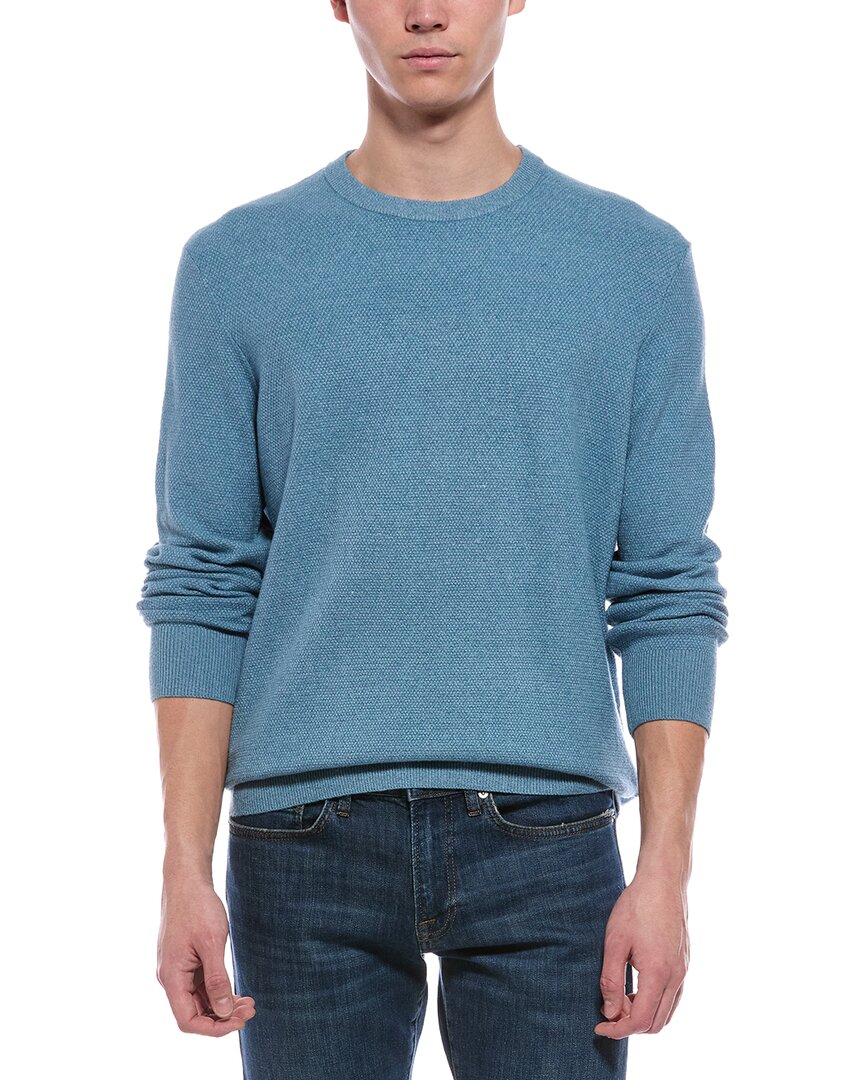 Faherty Jackson Crewneck Sweater In Black