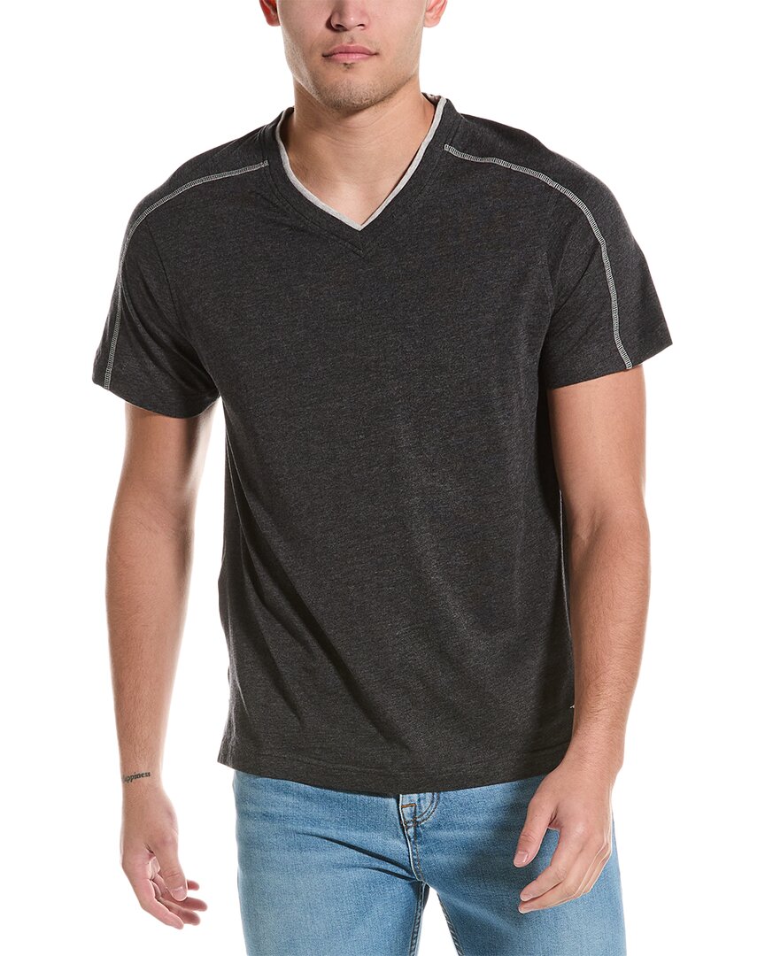 Tommy Bahama Heather T-shirt In Black