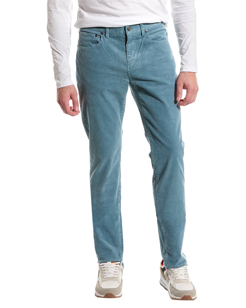 Brooks Brothers Stretch Corduroy 5-pocket Slim Pant In Blue
