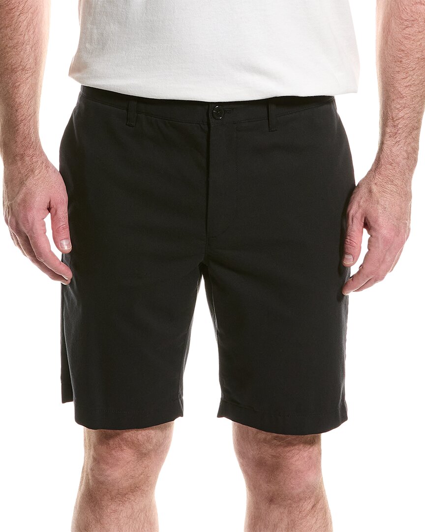 Theory Standard Flat Front Shorts In Black