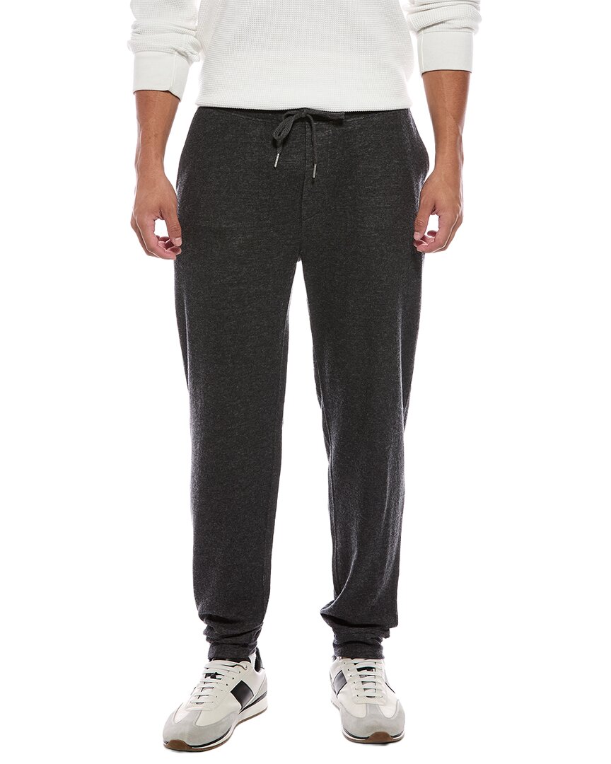 Faherty Aspen Lounge Cashmere-blend Sweatpant In Gray