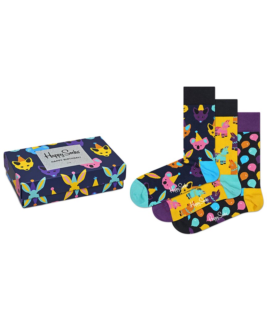 Shop Happy Socks Singing Party Animal Birthday Gift Box