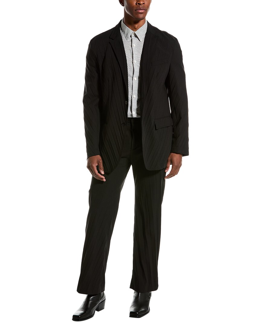 Valentino 2pc Wool-blend Suit In Black