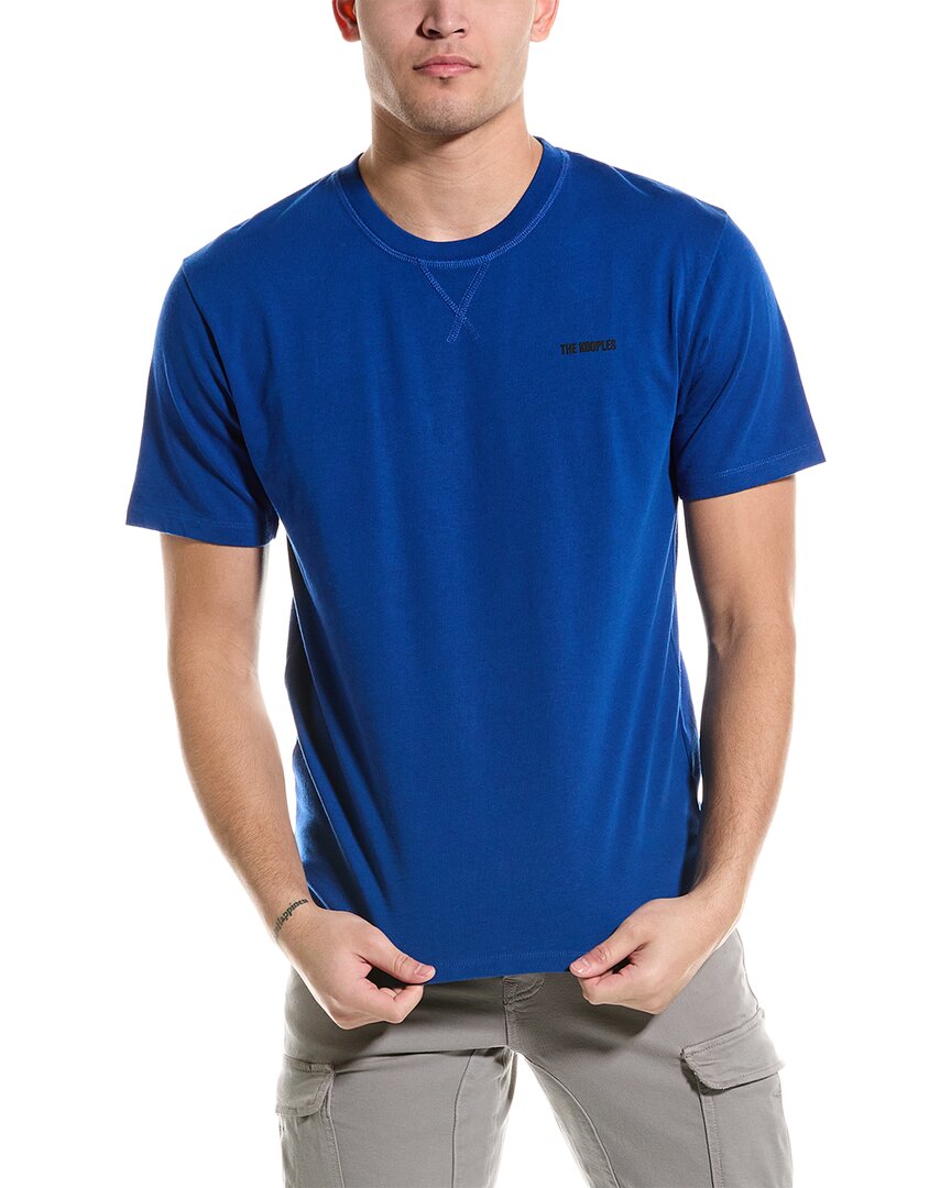 Shop The Kooples T-shirt In Blue