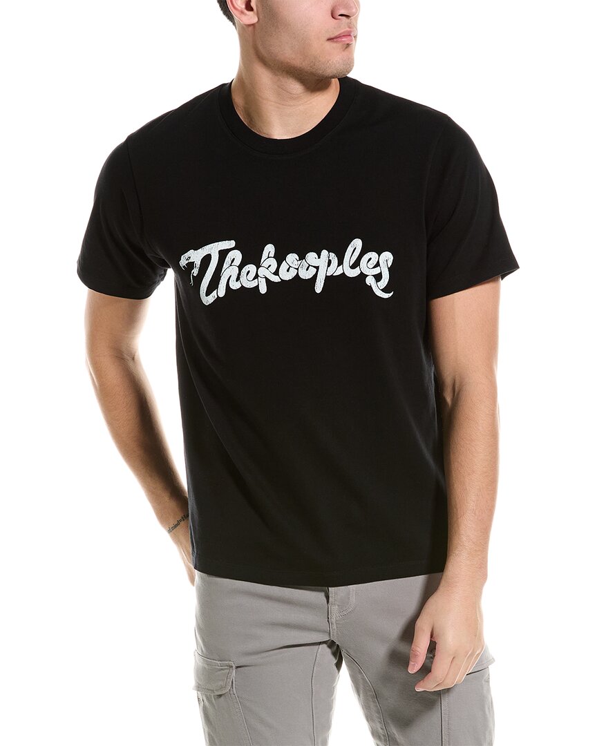 Shop The Kooples Graphic T-shirt In Black