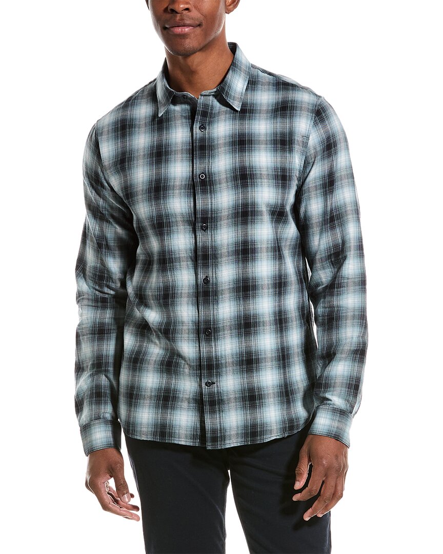 Shop Vince Classic Fit Flannel Shirt