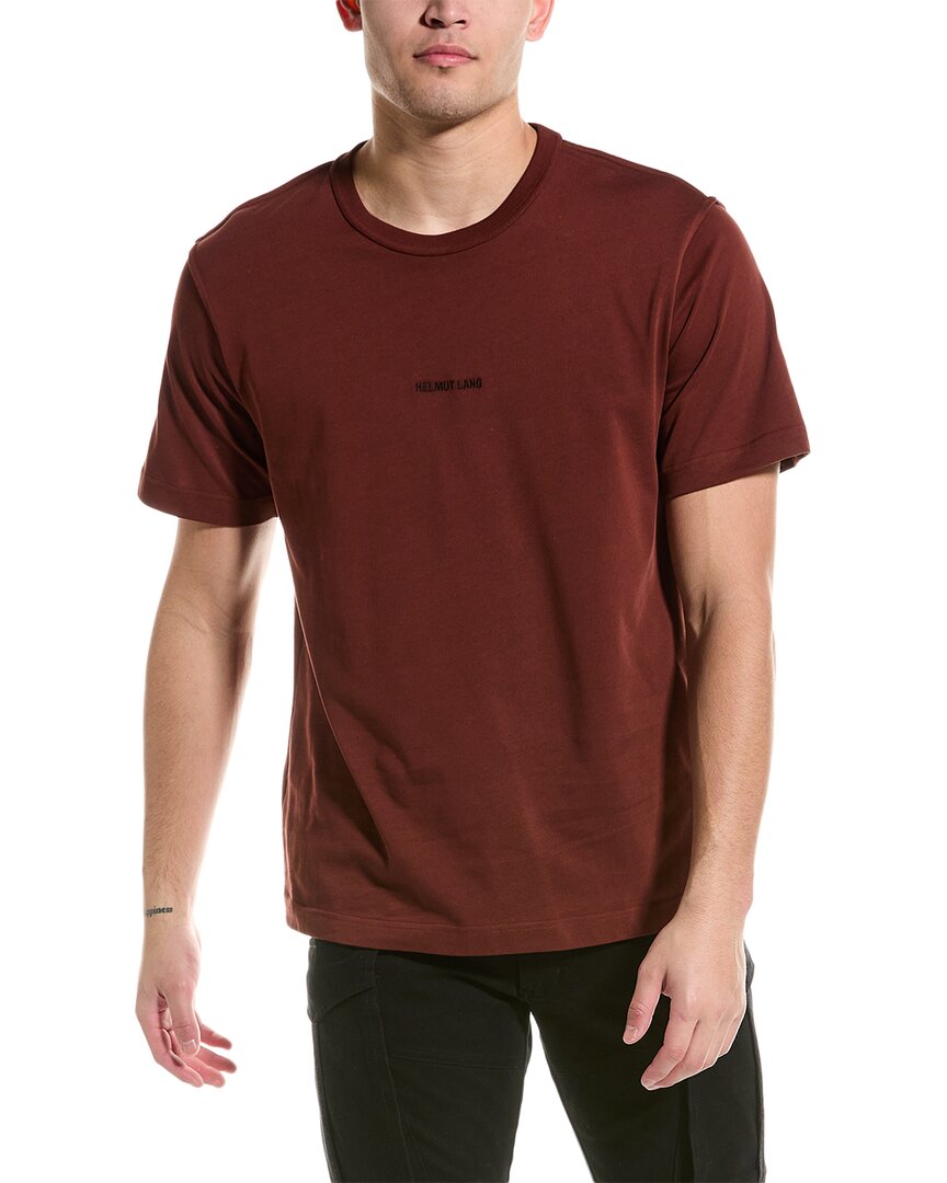 Shop Helmut Lang Inside Out T-shirt In Red