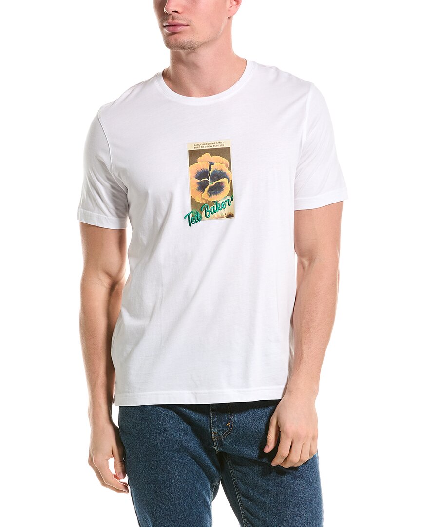 Shop Ted Baker Achram Regular Fit T-shirt In White