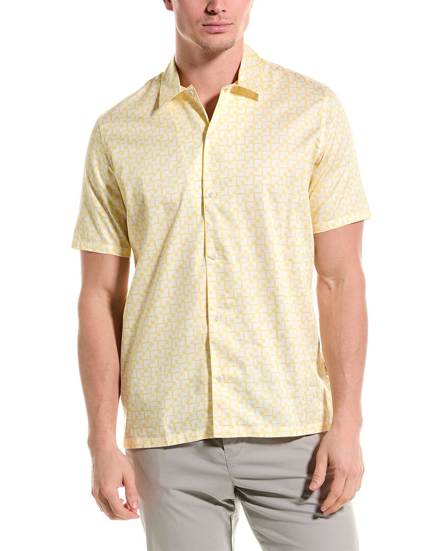 Shop Ted Baker Tiser Shirt In Yellow