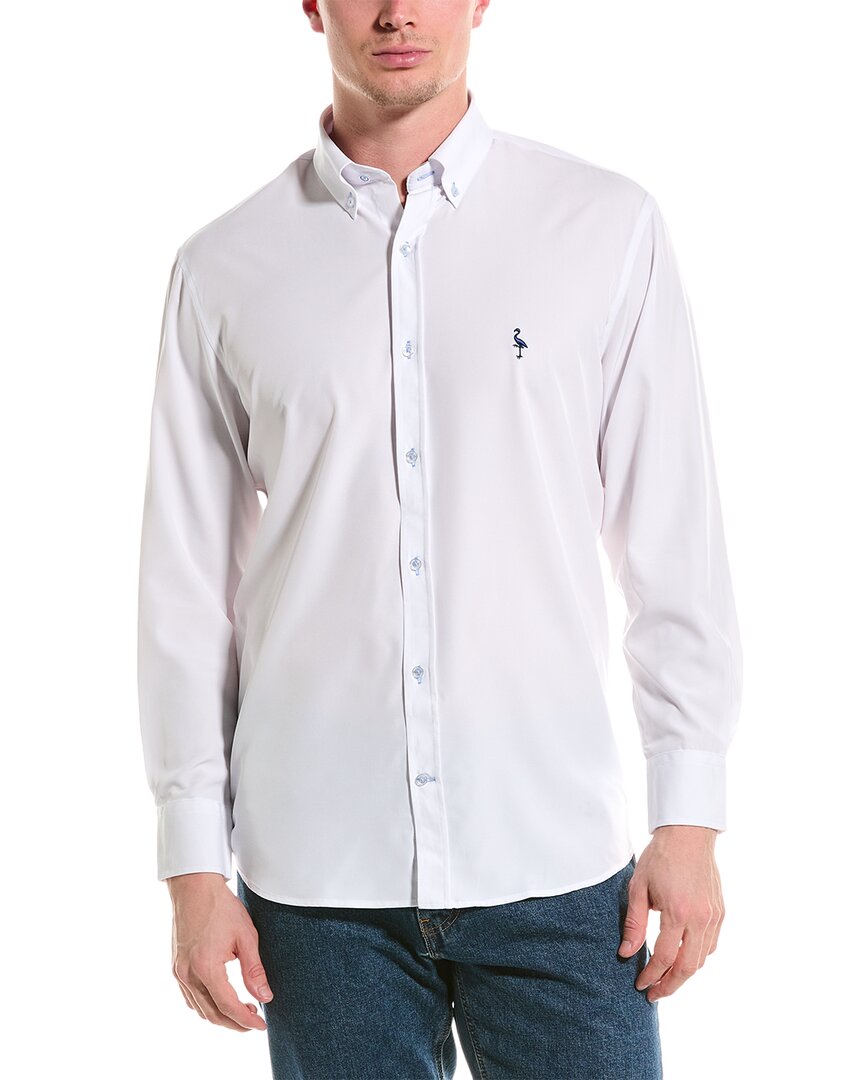 Shop Tailorbyrd On The Fly Performance Shirt In White