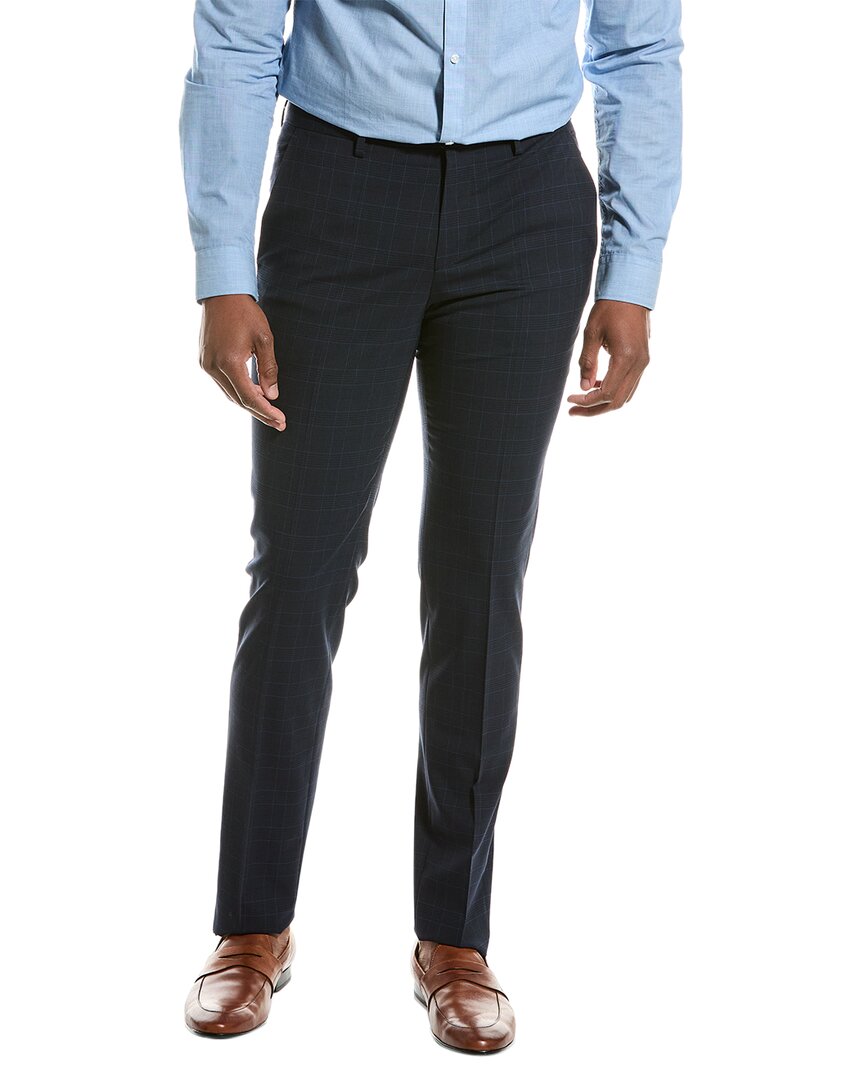 Shop Hugo Boss Wool-blend Trouser In Blue