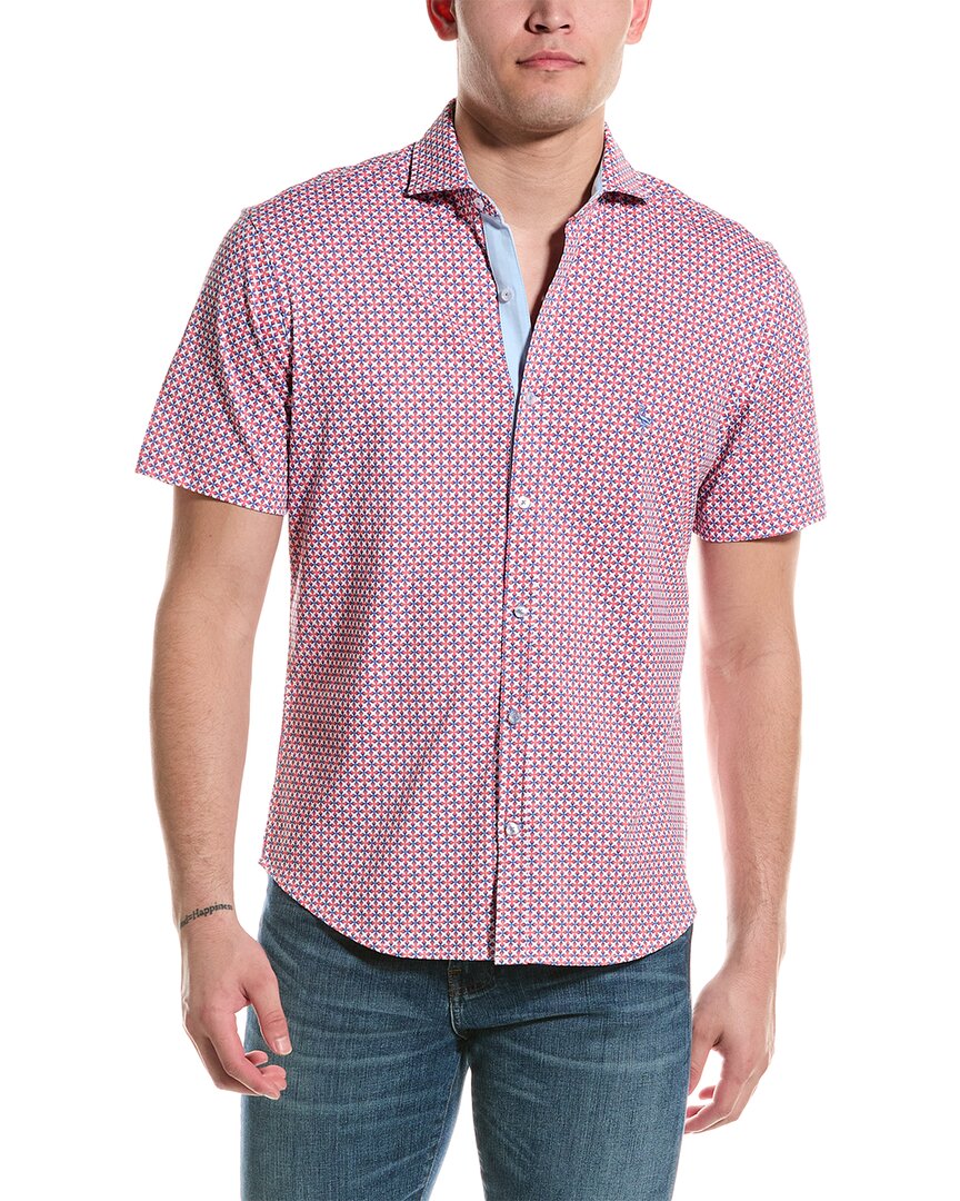 Shop Tailorbyrd Knit Shirt In Pink