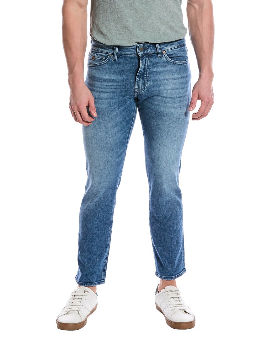 Dark-blue jeans in super-stretch denim
