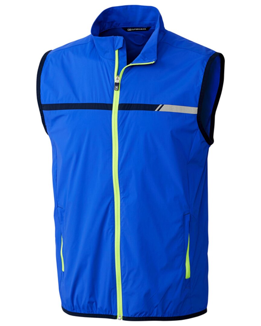 Shop Cutter & Buck Breaker Sport Vest In Blue