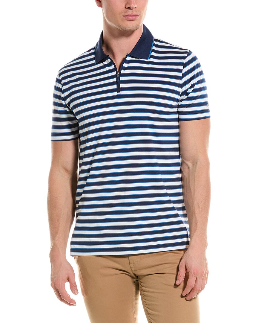 Shop Brooks Brothers Performance Series Golf Polo Shirt In Blue