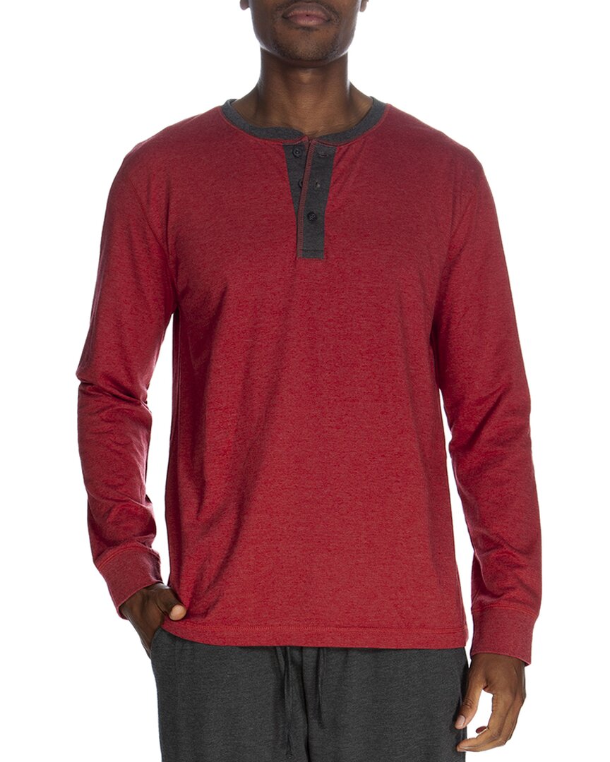 Shop Unsimply Stitched Henley Shirt In Red