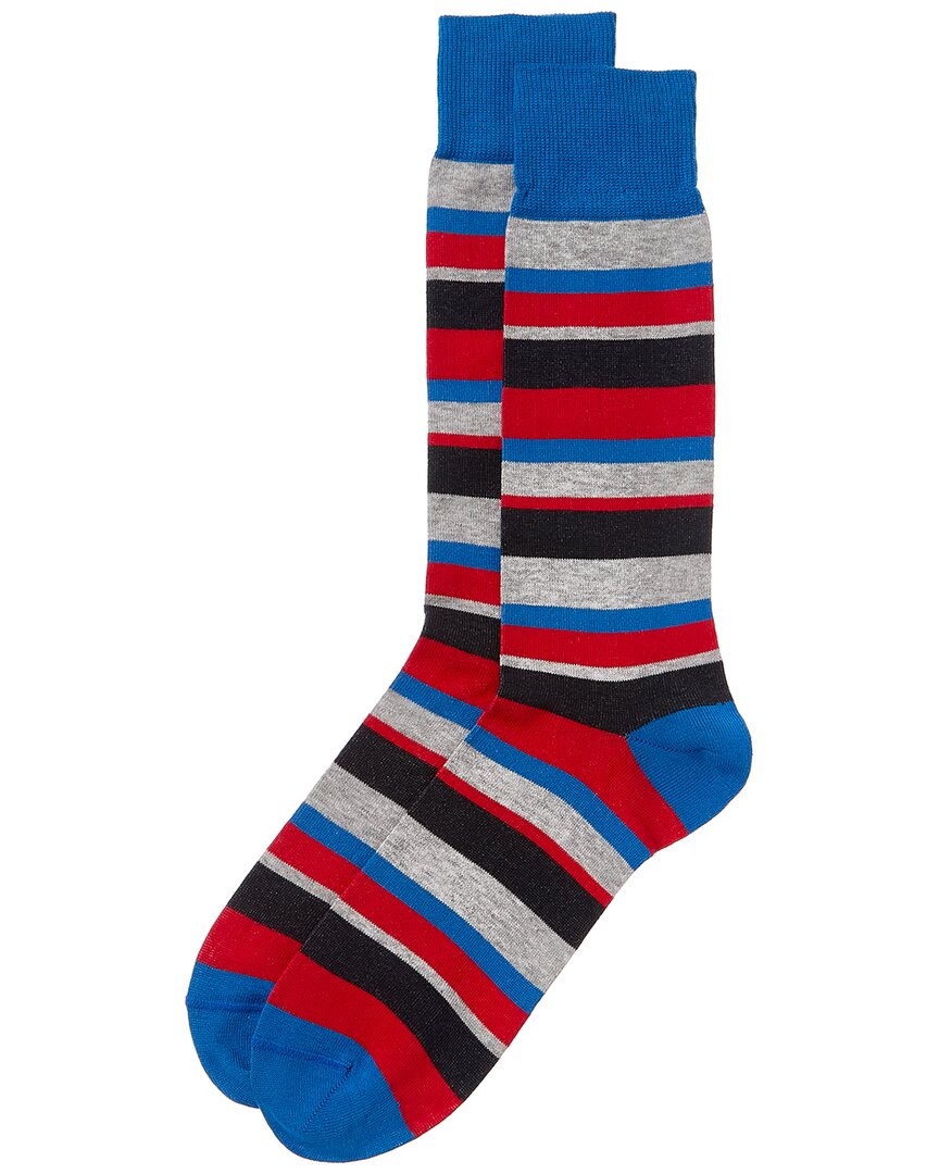 Shop J.mclaughlin Stripe Pima Sock