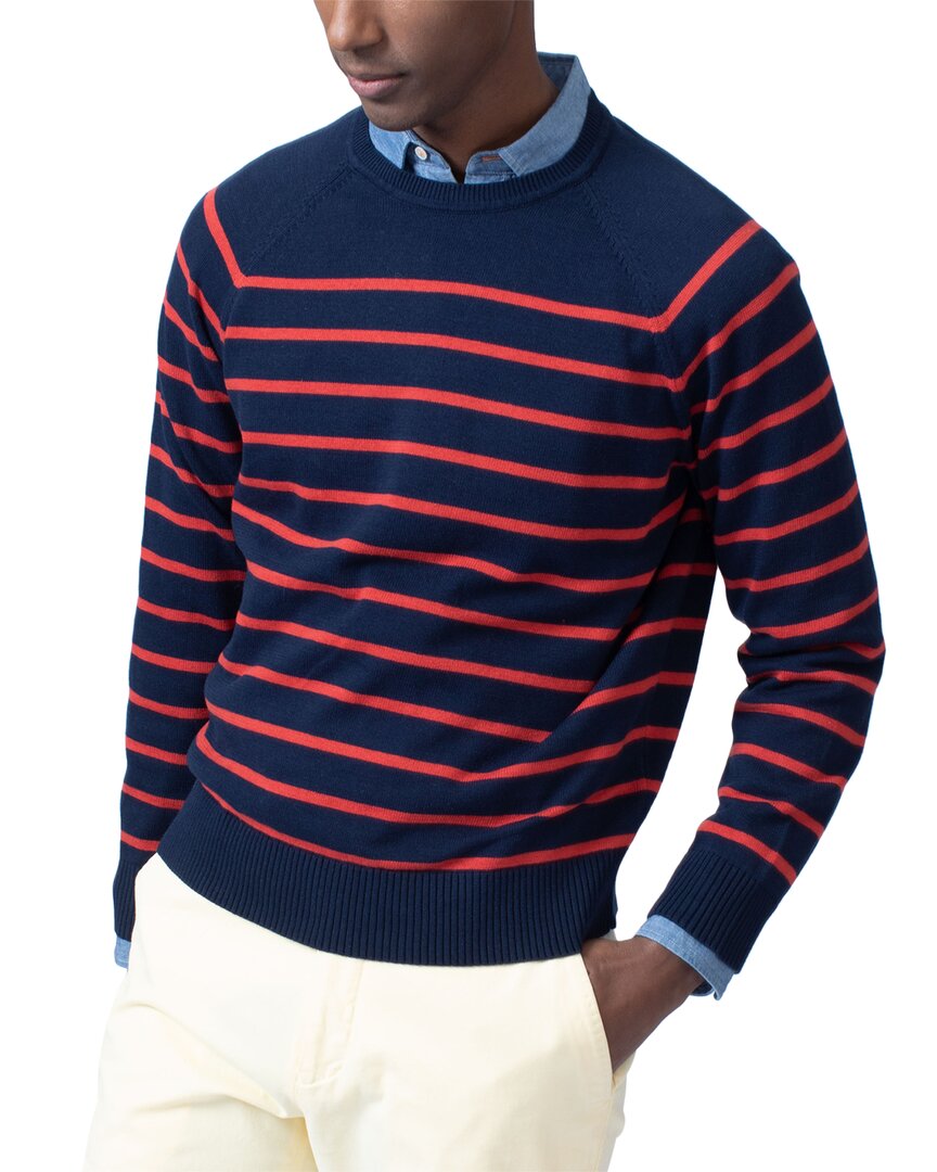 Shop J.mclaughlin Stripe Lubec Sweater