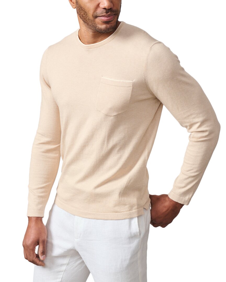 Shop J.mclaughlin Solid Harney Cashmere-blend Sweater