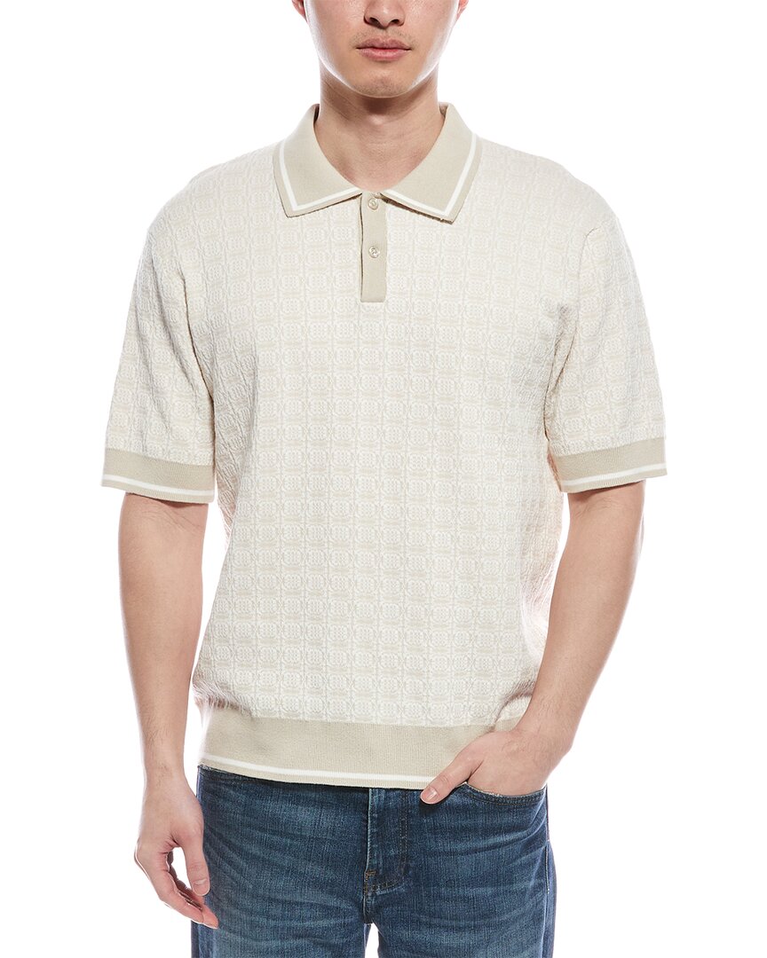 For The Republic Jacquard Polo Shirt
