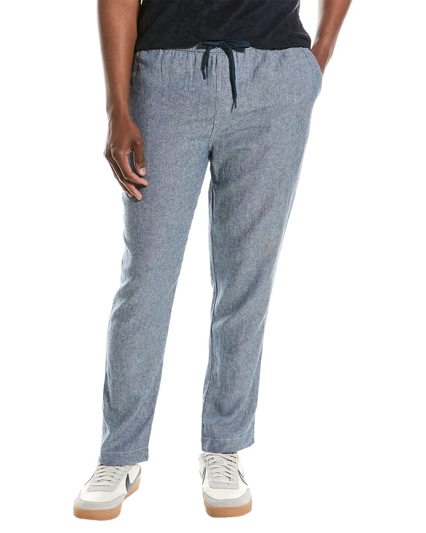 Vintage Summer Linen-blend Pant In Gray