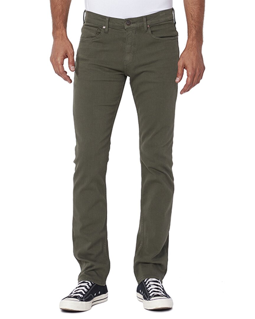 Paige Federal Straight Jean In Green