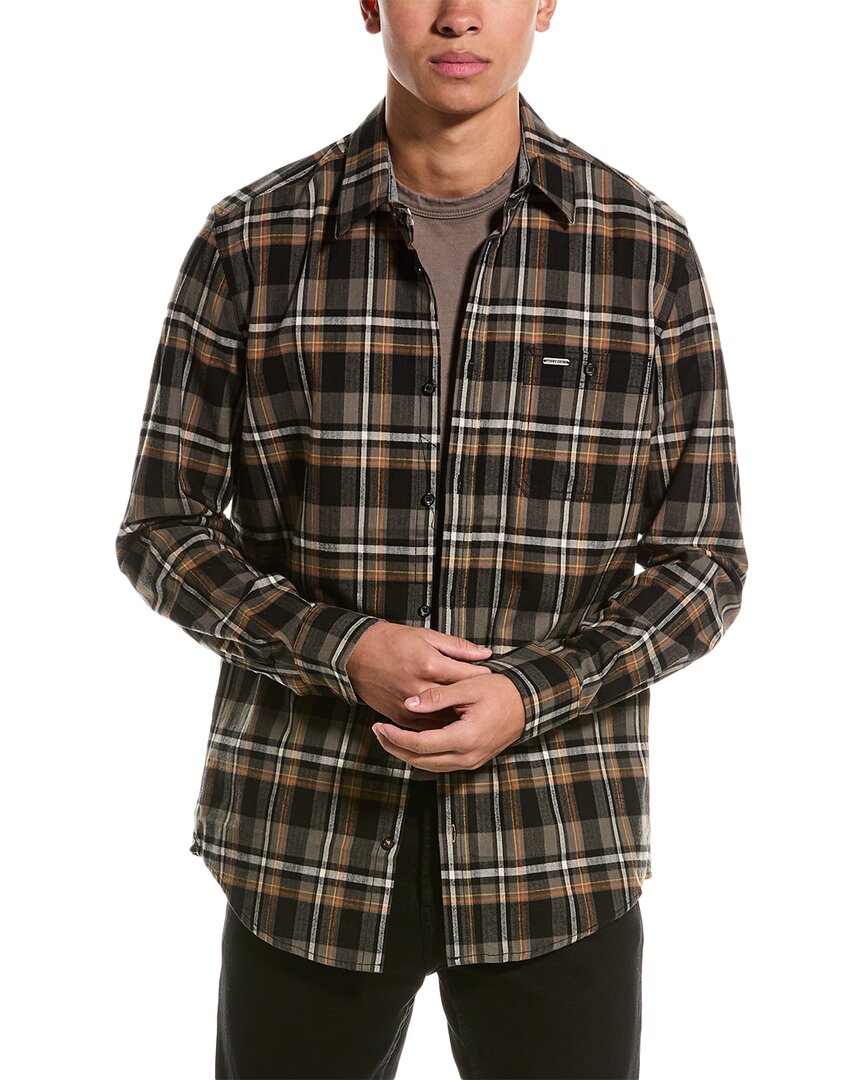 Point Zero Light Brush Flannel Shirt