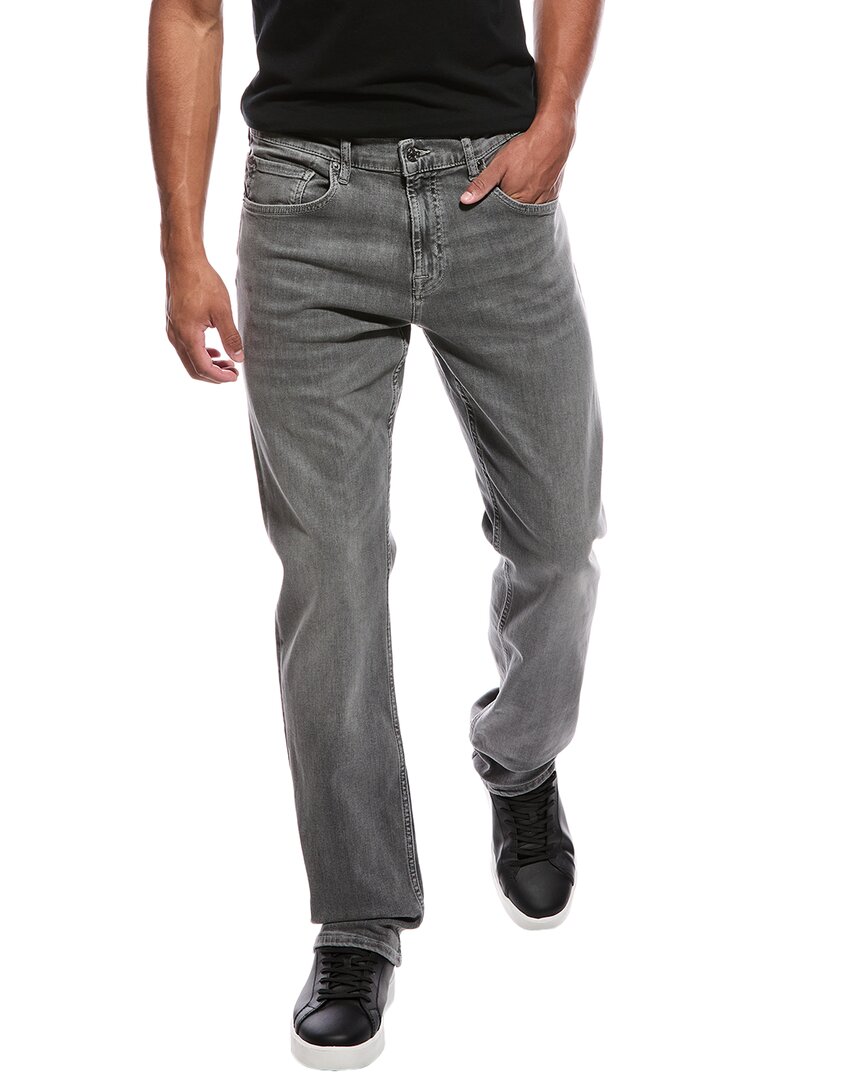 7 For All Mankind Canton Straight Jean In Gray