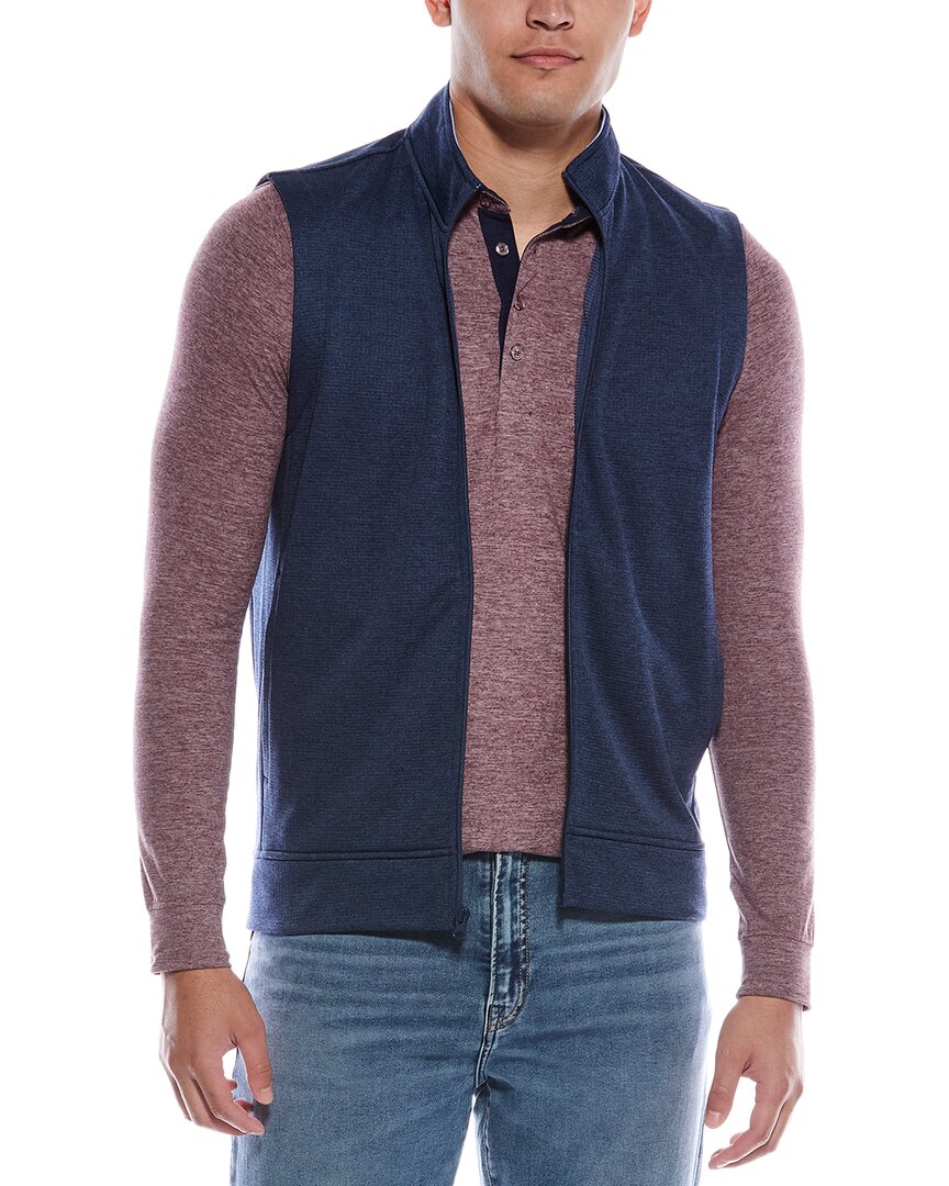 Tailorbyrd Luxe Performance Vest In Blue