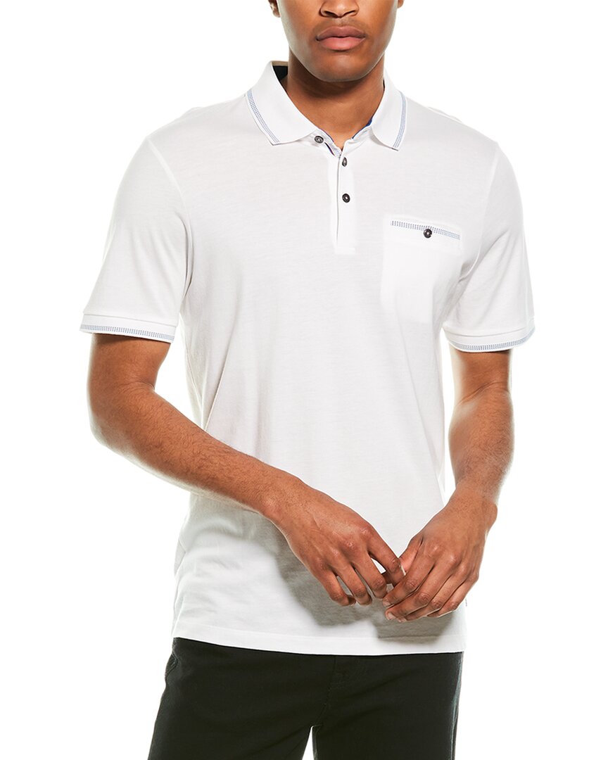 Shop Ted Baker Polo Shirt In White