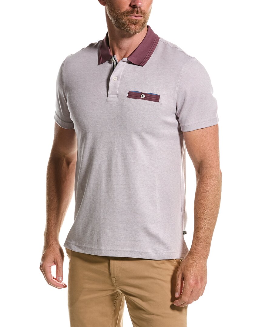 Shop Ted Baker Rancho Regular Fit Polo Shirt In Pink