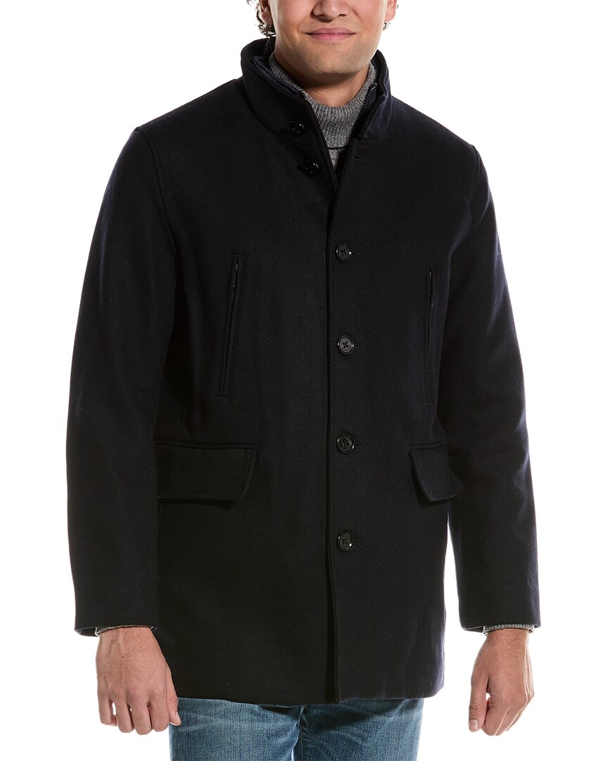 Cole Haan Signature Wool-blend Twill Coat