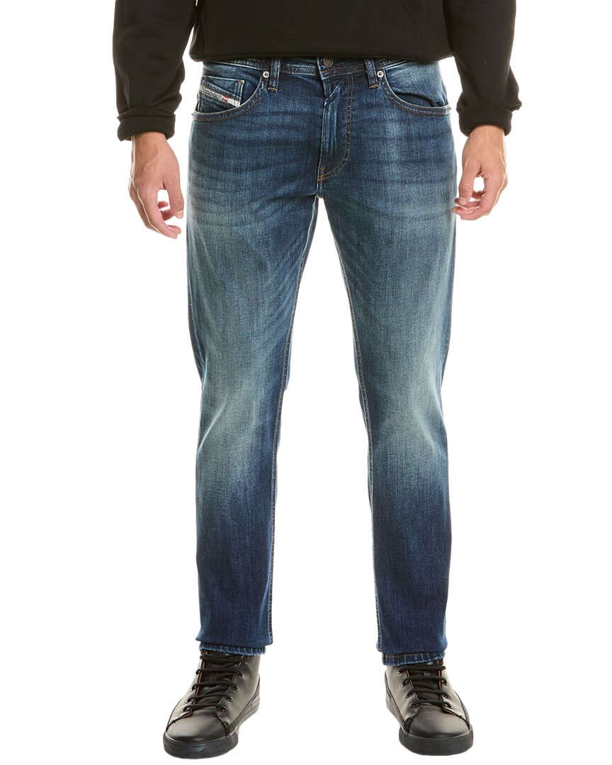 Мужские джинсы Diesel Thommer Mid Blue Slim синего цвета 34