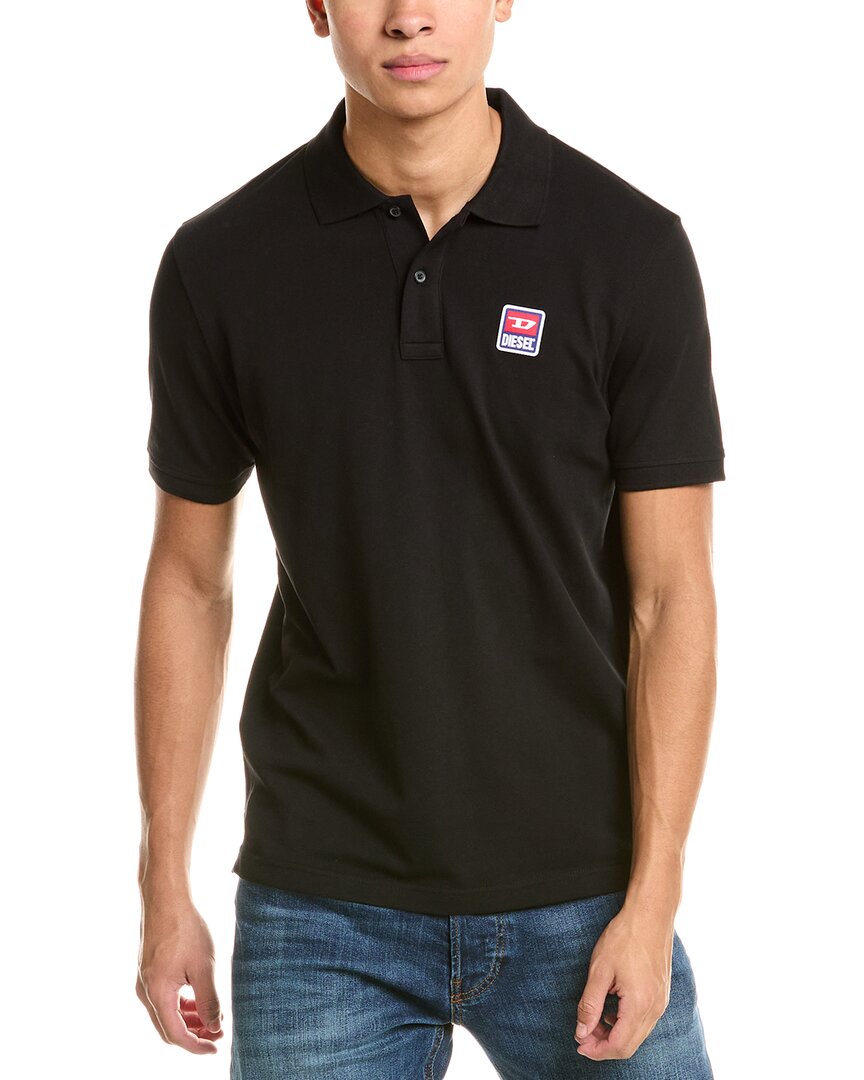 関税込【DIESEL】Smith short sleeve polo★Black★ポロシャツ Diesel Smith Polo Shirt In Black | ModeSens