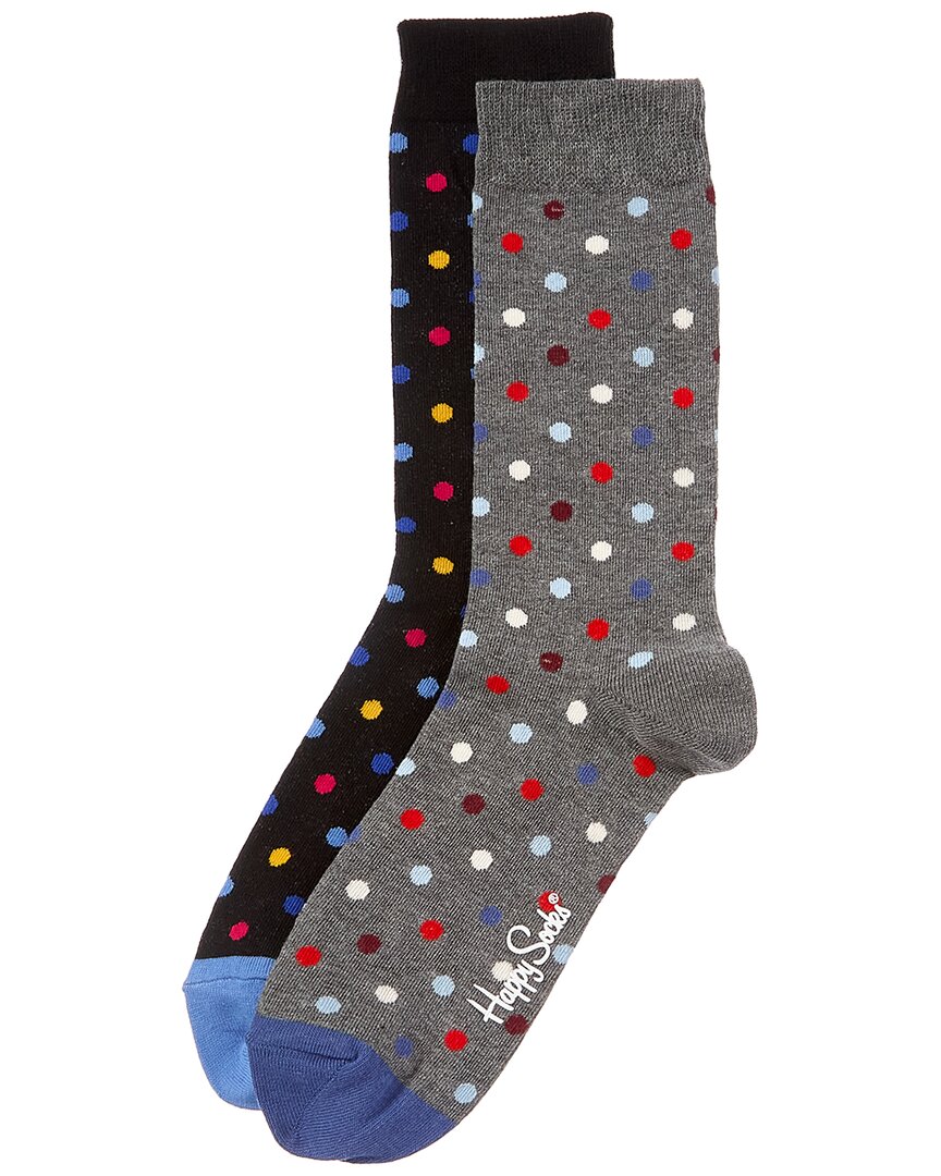 Happy Socks 2-pack Mini Dot Sock In Multi