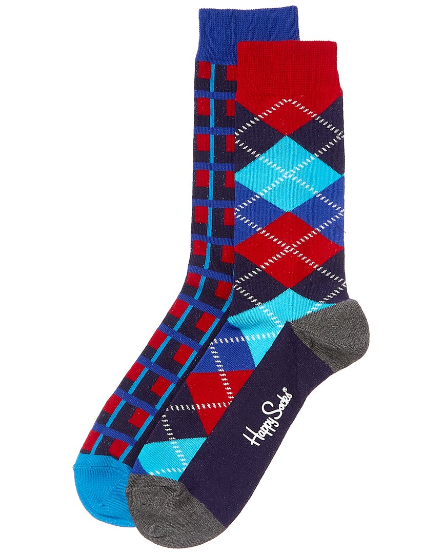 Happy Socks 2-pack Argyle Sock