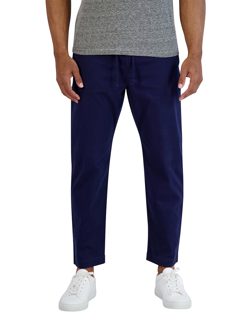Goodlife Clothing Relaxed Lightweight Twill Pant In Blue