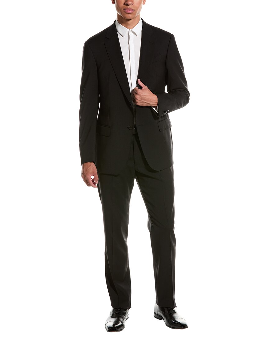 Emporio Armani G-line 2pc Wool Suit In Black