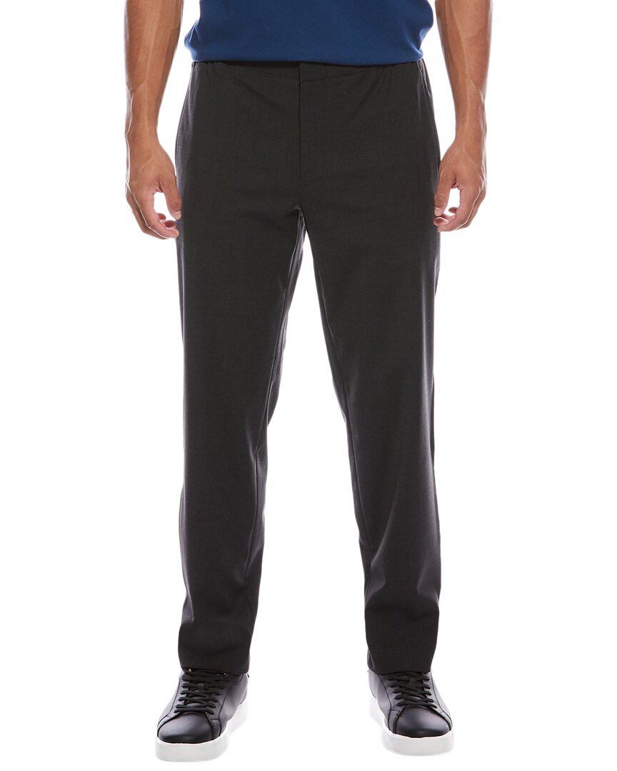 Theory Curtis Drawstring Wool-blend Pant In Black